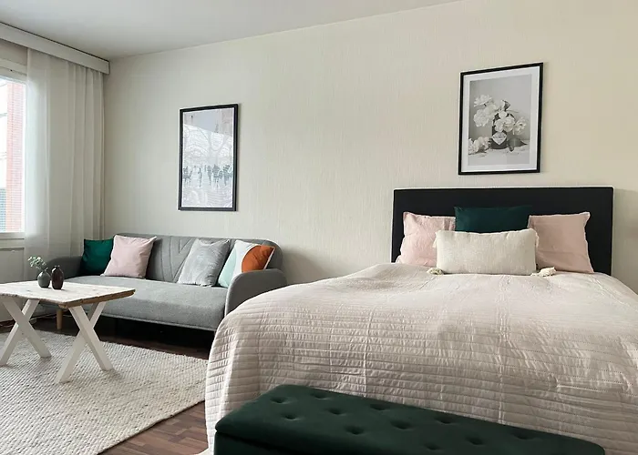 Viihtyisae Ja Valoisa Yksioe Keskustan Laeheisyydessae Διαμέρισμα